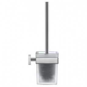 Duravit Karree Szczotka WC chrom/szkło matowe - 463763_O1