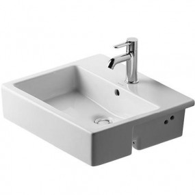 Duravit Vero Umywalka półblatowa 55x47 cm biała - 391212_O1