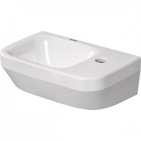 Duravit DuraStyle Duravit DuraStyle umywalka mała bez przelewu, otwór na baterię z prawej strony biała 36x22 - 793445_O1