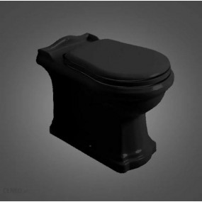 Kerasan Retro Miska Wc stojąca czarny - 765761_O1