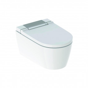 Geberit AquaClean Sela Urządzenie WC z funkcją higieny intymnej, wisząca miska WC, chrom (146.222.21.1)