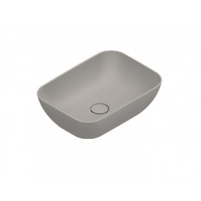 GREEN COUNTERTOP WASHBASIN 50x36 h15 Satin Tortora