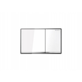 Geberit Sigma60 przycisk uruchamiającyprzedni, szkło białe - 598996_O1