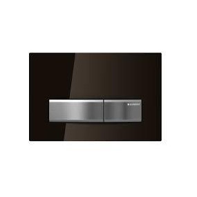Geberit Sigma50 Przycisk uruchamiający przedni szkło dymione - 461236_O1