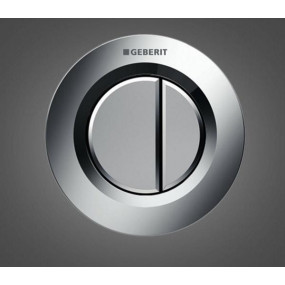 Geberit HyTouch pneumatyczny przycisk uruchamiający WC Typ 01, ręczny, podtynkowy, Sigma 8cm, dwudzielny, chrom - 553820_O1