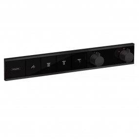 HANSGROHE RAINSELECT TERMOSTAT DO ZABUDOWY PODTYNKOWEJ DLA 4 FUNKCJI, KOLOR CZARNY MATOWY - 818446_O1