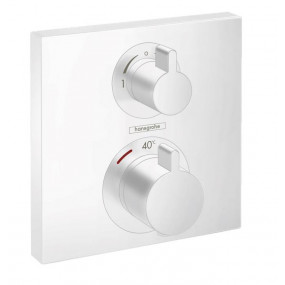Hansgrohe Ecostat Square Bateria termostatyczna do 2 odbiorników, element zewnętrzny biały matowy - 819026_O1