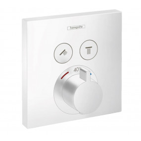 Hansgrohe ShowerSelect Bateria termostatyczna do 2 odbiorników, montaż podtynkowy, element zewnętrzny - 819032_O1