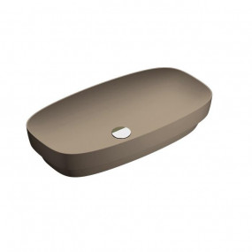 Catalano Green Lux umywalka nablatowa 75x40 brązowy mat - 786508_O1