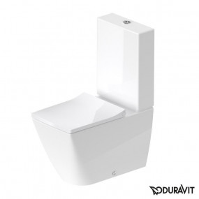 Duravit Viu Miska WC kompaktowa Rimless biały - 793434_O1