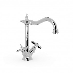 Tres Clasic Bateria umywalkowa Chrom - 825682_O1
