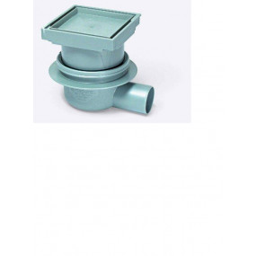 Kessel System 100 Wpust łazienkowy DN 70 z pokrywą pod płytkę 10x10cm - 389808_O1