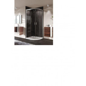 huppe aura elegance kabina półokrągła 90x90 drzwi suwane - 744045_O1