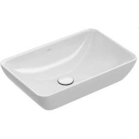 Villeroy & Boch Venticello Umywalka stojąca na blacie, wpuszczana do połowy, 4113, 550 x 360 mm, Weiss Alpin CeramicPlus - 522652_O1