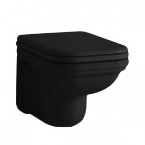 Kerasan Waldorf miska WC wisząca retro 55x37 czarny - 765804_O1
