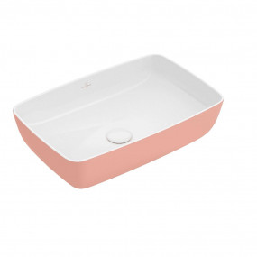Villeroy & Boch Artis Umywalka stojąca na blacie 58 cm prostokątna, bez miejsca na armaturę, bez przelewu - 687961_O1