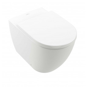 Villeroy & Boch Subway 3.0 Miska WC lejowa bez kołnierza wewnętrznego 370 x 600 mm Stone White CeramicPlus - 827426_O1