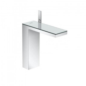 AXOR MyEdition bateria umywalkowa 230 z kpl. odpływowym Push-Open, chrome / black glass - 773508_O1