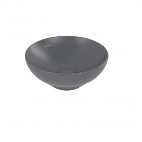 Villeroy & Boch Loop & Friends Umywalka stojąca na blacie 380 x 380 x 120mm Graphite CeramicPlus - 828189_O1