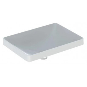 Geberit Variform Umywalka wpuszczana w blat, prostokątna, B55cm, H17.8cm, T40cm, bez przelewu, bez otworu na baterię, KeraTect - 882714_O1