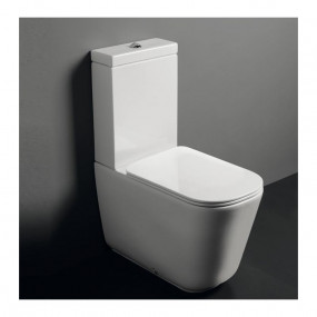 Kerasan Tribeca miska WC do kompaktu stojacy biały - 766005_O1