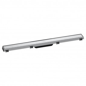 Hansgrohe RainDrain Match Element zewnętrzny odpływu ze stelażem o regulowanej wysokości 80 cm stal szlachetna szczotkowana - 828891_O1