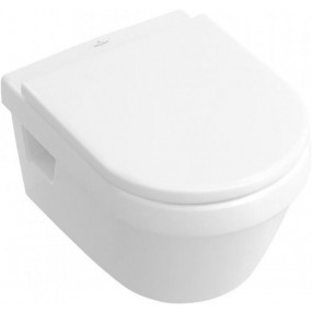 Villeroy & Boch Architectura miska WC wisząca bezrantowa, DirectFlush 370 x 530 mm odplyw poziomy model wiszący - Weiss Alpin Ceramicplus - 464307_O1