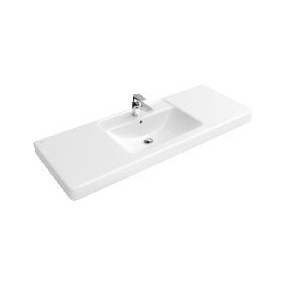 Villeroy & Boch Architektura, umywalka meblowa, 1300 x 485 mm, Weiss Alpin - 12223_O1