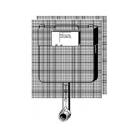 Viega Mono Slim Spłuczka podtynkowa WC głębokość 8cm - 450768_O1