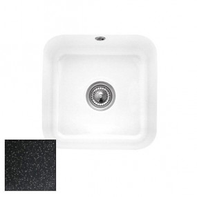 Villeroy & Boch Cisterna 50 Zlew jednokomorowy podblatowy bez otworów, korek automatyczny, Chromit Ceramicplus - 468251_O1