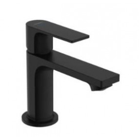 Hansgrohe Rebris E Bateria bez mieszacza 80 z uchwytem dźwigniowym do wody zimnej lub zmieszanej bez kompletu odpływowego Czarny Matowy - 858828_O1