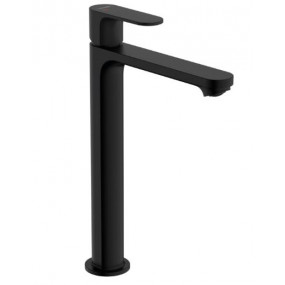 Hansgrohe Rebris S Jednouchwytowa bateria umywalkowa 240 CoolStart do mis umywalkowych z kompletem odpływowym Czarny Matowy - 858864_O1