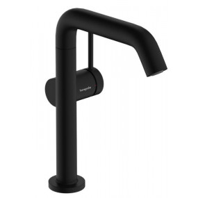 Hansgrohe Tecturis S Jednouchwytowa bateria umywalkowa 210 Finie, CoolStart z obrotową wylewką, z kompletem odpływowym Push-Open Czarny Matowy - 896327_O1