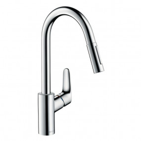 Hansgrohe Focus M41 Bateria zlewozmywakowa, kuchenna 240 z wyciąganą wylewką chrom - 819312_O1