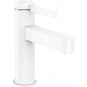 Hansgrohe Finoris bateria umywalkowa 100 z korkiem Push-Open biały matowy - 829122_O1