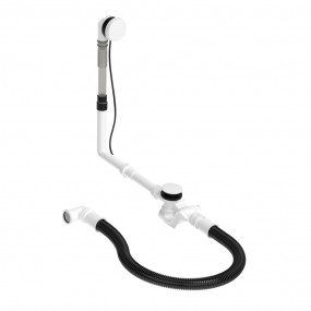 Duravit Quadroval Zestaw przelewowo-odpływowy biały - 840459_O1