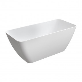 Omnires Parma Wanna Marble+, 159X70,5X62Cm, biała Połysk