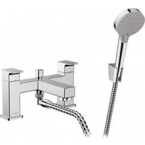 Hansgrohe Vernis Shape bateria wannowa 2 otw z zestawem Chrom