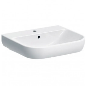 Geberit Smyle umywalka 55cm z otworem z przelewem