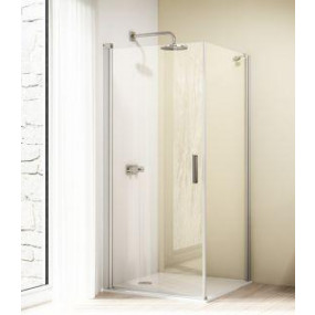 Huppe Design elegance 4-kąt, Drzwi skrzydłowe, wariant: STN/STS, 1/2 STE; wym.900/ H:2000mm, szkło przezroczyste - 436474_O1