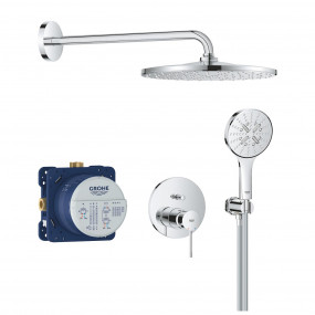 Grohe Essence zestaw podtynkowy prysznicowy 2 func deszczownica 310 chrom