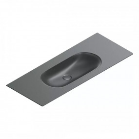 Catalano Sfera umywalka 125x50 1/o czarny mat