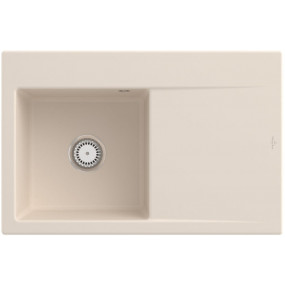 Villeroy & Boch Subway Style 45 zlewozmywak wbudowany 780 x 510 mm Ivory CeramicPlus