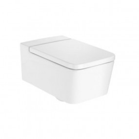 Roca Inspira Square Miska WC wisząca Rimless 37x56 cm Supraglaze biały - 841333_O1