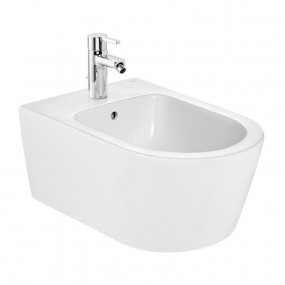 Roca Inspira Round Bidet wiszący 56x37 cm Supraglaze biały - 841239_O1