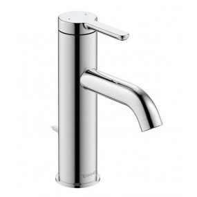Duravit C.1 jednouchwytowa bateria umywalkowa M (175 mm) z korkiem automatycznym, chrom - 729382_O1