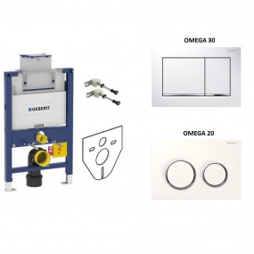 Geberit Zestaw 4w1 Stelaz Podtynkowy Duofix Omega Niski H82 Z