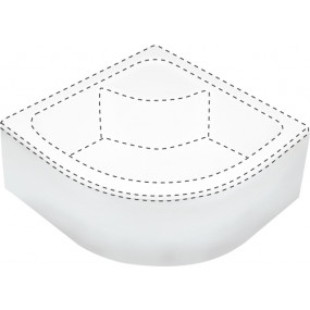 Osłona Brodzika Deep, 80 Cm