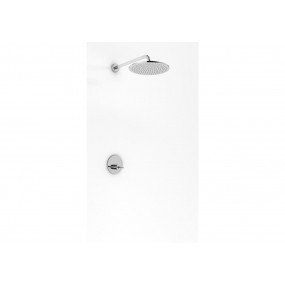 Kohlman Maxima kompletny zestaw natryskowy podtynkowy z deszczownicą okrągłą O25cm - 760077_O1