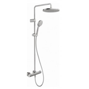 Duravit Shower Systems System prysznicowy 1000 Stal nierdzewna szczotkowany 303x573x1124 mm - 903415_O1